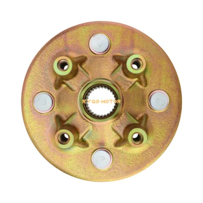 Front Wheel Hub & Bolts for Yamaha Rhino 660 YXR660F 4x4 2004 2005 2006 2007 UTV - Image 1 of 4