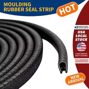 40FT Seal Trim Automotive Car Door Edge Protector Pinchweld EPDM Rubber New US - Picture 1 of 24