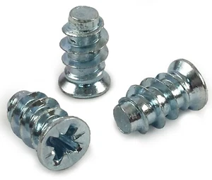 Tornillos M6 x 10,5 mm Euro Tornillos de montaje para corredores de dibujo Bisagras Placas base - Imagen 1 de 2