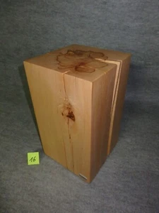 Kubus Wildbuche Nachttisch Cubus Beistelltisch Kernbuche Couchtisch massiv 16 - Bild 1 von 4