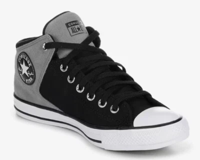 Converse Chuck Taylor All Star High Street Mid Shoe Grey/Black/White A16470C - Image 1 of 4