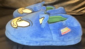 JUNGEN GRÖßE UK 13 BLAU SONIC DER IGEL PLÜSCH HAUSSCHUHE MATALAN NIE GETRAGEN - Bild 1 von 8