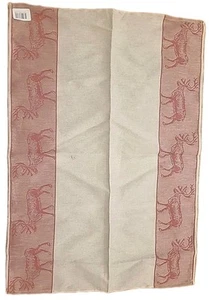 Swedish Cotton/Linen Crisp  Reindeer Kitchen/Tea Towel, 26×18 New  - Picture 1 of 7