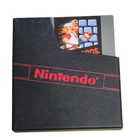 Official Nintendo NES 4 Coaster Set Mario Bros, Metroid, Duck hunt cartridge