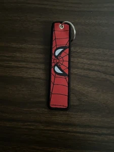 Spiderman Schlüsselanhänger Marvel Comics Spiderverse bestickt Schlüsselanhänger 1,25x5" - Bild 1 von 3