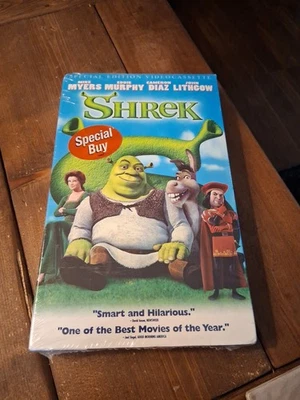 Shrek Big Box VHS Movie  New Sealed 2001 Dreamworks Mike Myers Eddie Murphy - Image 1 of 2