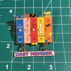 OLD Disney pin Cast Member Locker Dangle Mickey Fab 5 PP6929 WDW Lockers Pluto - Picture 1 of 21