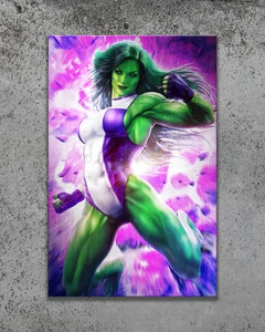 She-Hulk "Smash!" Metal Print - Picture 1 of 8