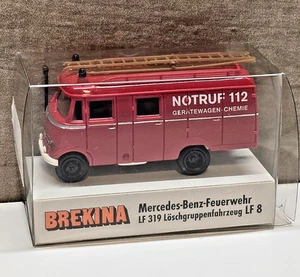BREKINA H0 1:87 Mercedes Benz LF 319 LF 8 Feuerwehr in OVP - Bild 1 von 3