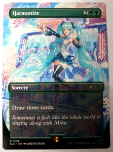 Magic The Gathering: Secret Lair Hatsune Miku - Harmonize - Raro - Casi nuevo 1596 - Imagen 1 de 1