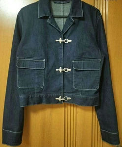 Giacca denim vintage Ralph Lauren sport pompiere gancio - Foto 1 di 11