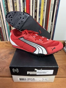 *Neu im Karton* Herren 9,5 Puma Complete Athens Track Running Spikes rot/weiß/schwarz ungetragen - Bild 1 von 11