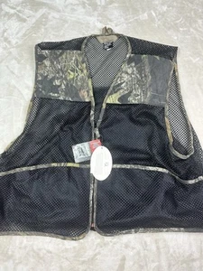 NWT Quail Unlimited Hunting Vest Mens 2XL Forest Camo Mesh Zip Up Lightweight - Picture 1 of 9