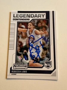 Tarjeta firmada por Rebecca Lobo 2024/25 Panini Contenders UCONN Legendary Contenders - Imagen 1 de 1