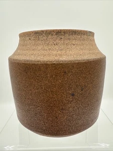 Mid-Century Carl Lindgren Stoneware Pot Pottery Planter Signed EUC - Picture 1 of 9