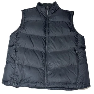 Gilet Eddie Bauer uomo grande premium piumino d'oca puffer 700 riempimento potenza nero EB700 - Foto 1 di 11