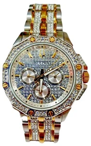 TW-7997R16 BULOVA OCTAVA SILVER DIAL STAINLESS STEEL MEN'S WATCH M-448 - Picture 1 of 17