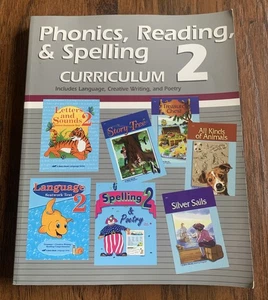 A Beka Abeka Phonics, Reading, & Spelling 2 Curriculum/Lesson Plans 2nd grade - Picture 1 of 2