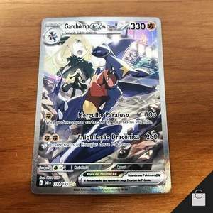 Cynthia's Garchomp EX 232/182 Destined Rivals Pokemon Rare Brazilian Card NM+ - Picture 1 of 17