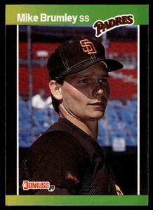 1989 Donruss #302c Mike Brumley "LEAF, INC" & "*Denotes - Picture 1 of 2