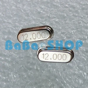 10pcs New Crystal Oscillator 12.000MHz 12MHz 12 MHz 12M Hz HC-49S - Picture 1 of 3