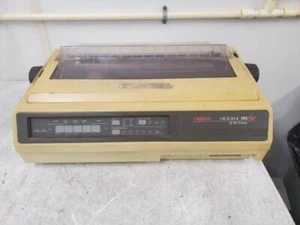 OKI Okidata Microline 393 Plus GE8283A 24 Pint Dot Matrix Printer No Levers - Picture 1 of 8