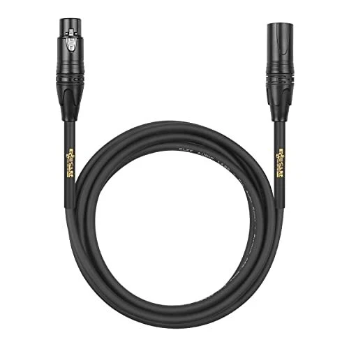 Clef Audio LabsXLR Male to XLR Female, Black Zinc Alloy Shell/PVC Jacket 6FT 3PK - Image 1 of 1