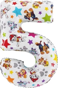 Toyland® 26 Inch Paw Patrol Number "5" Foil Balloon (NUMBER-5-PAWPATROL) - Picture 1 of 1