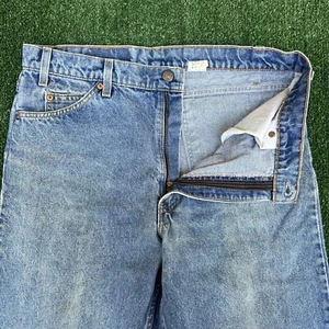 VTG Levi's 550 Jeans Mens 35x31" Blue Orange Tab Relaxed Fit Tapered Leg USA 90s - Picture 1 of 14