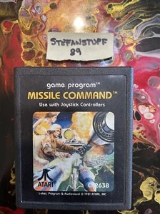 ¡SOLO CARTUCHO DE VIDEOJUEGO ATARI 2600 MISIL COMMAND! CX2638! ¡SIN PROBAR! - Imagen 1 de 4