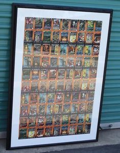 Rare 1996 Rage Werewolf CCG Card Game Full Uncut Sheet of 90 Cards Framed Rage! - Picture 1 of 11