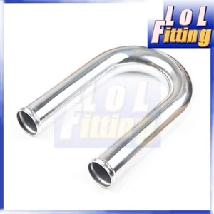 1.5" OD 180 Degree Mandrel Bend Turbo Intercooler Aluminum Pipe Tube L=600MM USA - Picture 1 of 7