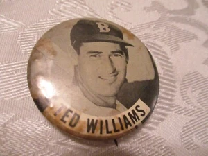 Vintage "Ted Williams" Game Day Pinback - Picture 1 of 2