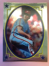 1984 Steve Carlton O-Pee-Chee Baseball CANADA All Star Phillies Sticker 189 FOIL