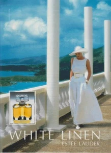 Publicité papier - advertising paper - White Linen d'Estée Lauder - Picture 1 of 1