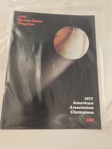1978 Denver Bears Souvenir Program Colorado Rockies - Picture 1 of 2