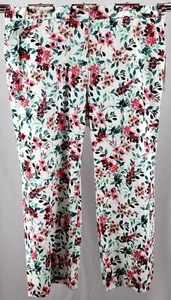 Calvin Klein Damen Plus 20W Highline Anzughose Knöchellang Blumen Neu mit Etikett - Bild 1 von 8