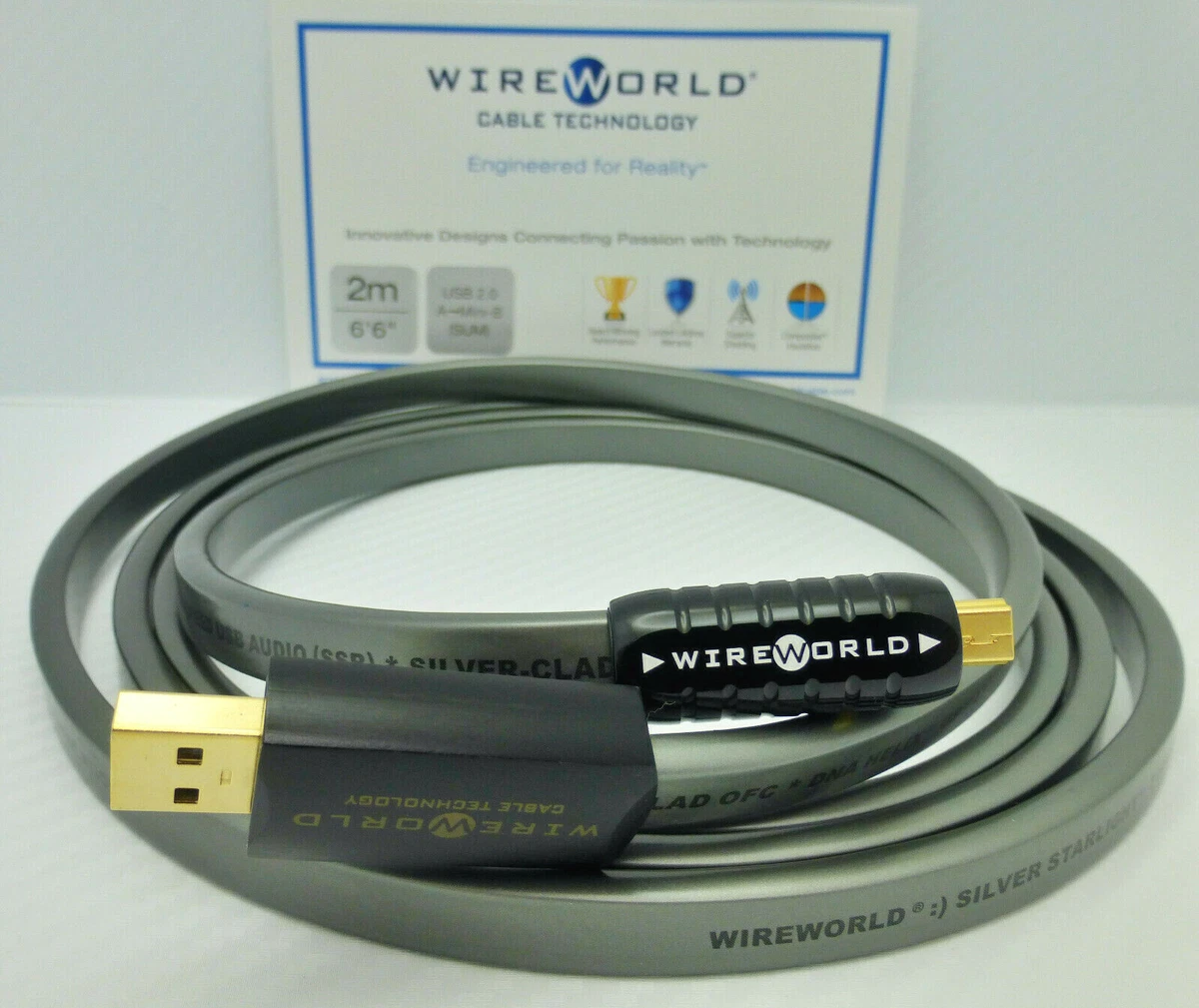 WIREWORLD Silver Starlight 7 USBケーブル WireWorld Silver