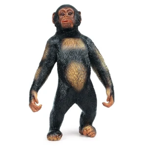 Chimpanzee Figure Orangutan Animal Model Monkey Collector Decor Toy Kids Gift - Foto 1 di 5