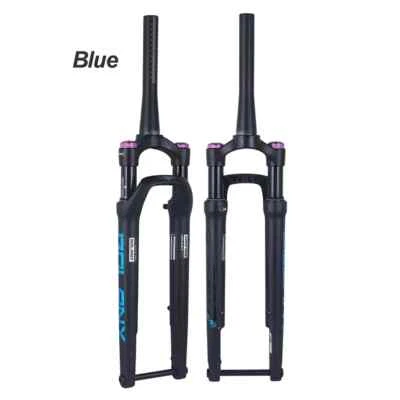 Garfo de ar suspensão dianteira para bicicleta de estrada 700C 100mm acessórios de ciclismo de viagem - Imagem 1 de 4