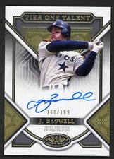 2023 Topps Tier One Talent Jeff Bagwell Autograph /199 Houston Astros