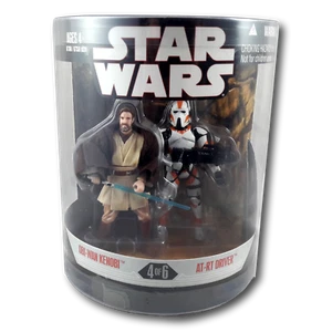 Figuras de conductor Obi-Wan Kenobi y AT-RT Star Wars Order 66 - Imagen 1 de 1