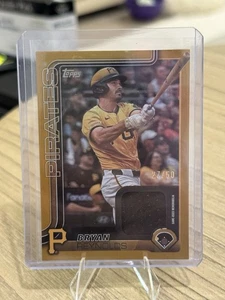 BRYAN REYNOLDS 2025 TOPPS CHROME Patch Gold /50! Rare! - Picture 1 of 2