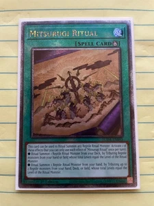 Yugioh Mitsurugi Ritual SUDA-EN095 Quarter Century Secret Rare QCSR NM - Picture 1 of 1