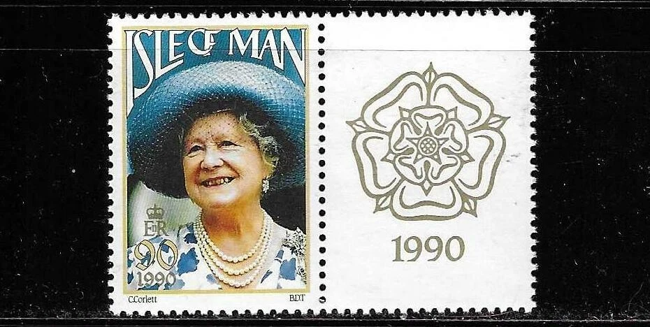 Isla de Man SC # 425 Reina Madre 90 Cumpleaños.  MNH Foto 1 de 1