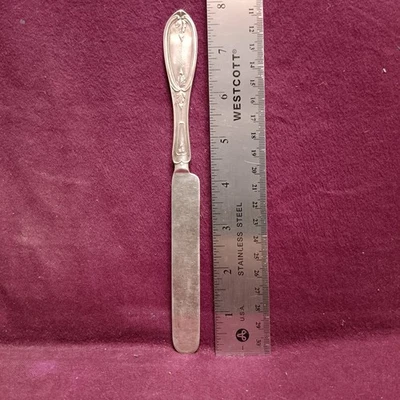 Tiffany & Co Sterling T.Y.&E. CUCHILLO CENA 1841-1853 7 7/8" 45g Mono John Bates Foto 1 de 4