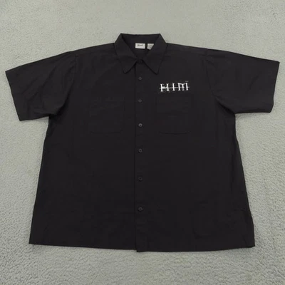 Винтажная мужская футболка HIM XL Heartagram Bam Margera Goth Skater Y2K Merch Mechanic - Изображение 1 из 4