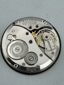 Vintage Elgin 10s 17J Grade 542 Pocket Watch Movement For Parts Or Repair - Picture 1 of 6