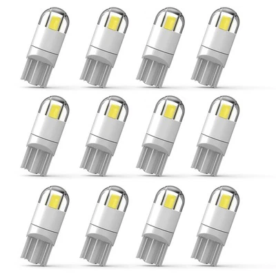 194 Led Car Bulb 3030 Chipset 2SMD T10 194 168 W5W Led Wedge Light Bulb 1.5W - Image 1 of 4