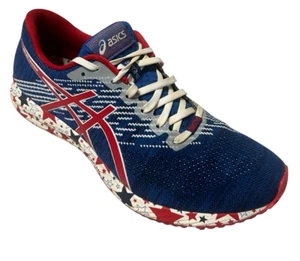 Asics Gel-DS Trainer Mens 9.5 Shoes USA Red White Blue Stars Running Sneaker - Picture 1 of 16
